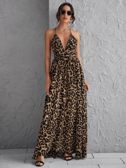 Vestido Longo Com Estampa de Onça - Image 3